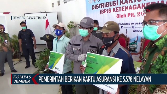 Pemkab Jember Berikan Kartu Asuransi ke 5.578 Nelayan