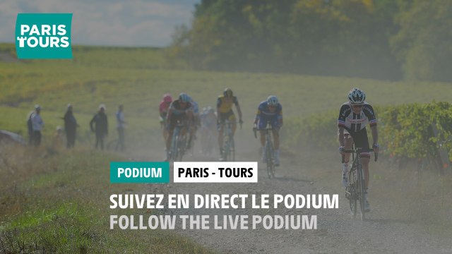Paris-Tours 2020 - Live podium signature