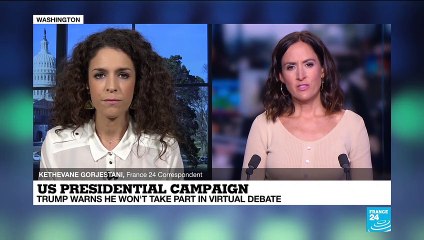 President Trump refuses to entertain virtual debate
