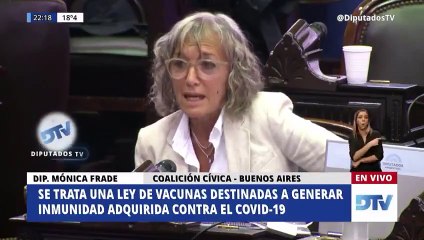 Indignante: la diputada Mónica Frade que propuso el consumo de dióxido de cloro en plena sesión