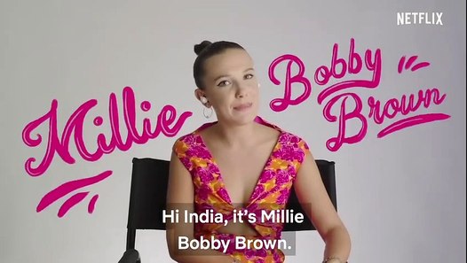 Millie Bobby Brown & Louis Partridge Play Words ...