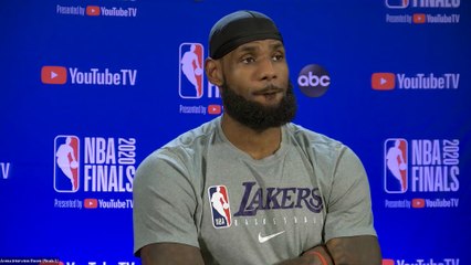 LeBron James Postgame Interview - One Win from Championship - Lakers vs Heat - NBA Finals Game 4