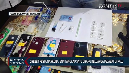 Grebek Pesta Narkoba, BNN Tangkap Satu Orang Keluarga Pejabat di Palu