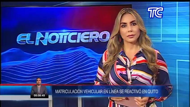 Se reactivó la matriculación vehicular en línea en Quito