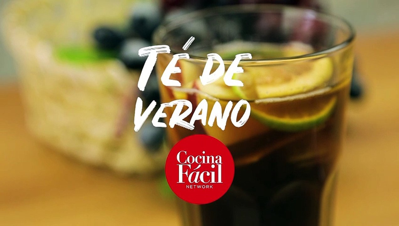Té helado para el verano