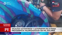 Incautan accesorios y autopartes de dudosa procedencia | Primera Edición (HOY)