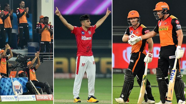 IPL 2020: Jonny Bairstow, David Warner Rocks.. Sets 202 Target for KXIP | SRH vs KXIP: