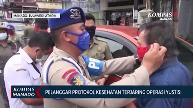 Pelanggar Protokol Kesehatan Terjaring Operasi Yustisi