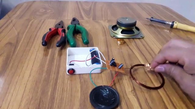 كاشف معادن بأستخدام المغناطيس Metal Detector+Magnet