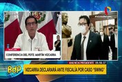 Vizcarra sobre caso Swing: Me pongo a disposición de la fiscal de la Nación