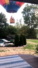 Hot Air Balloon Makes Emergency Landing