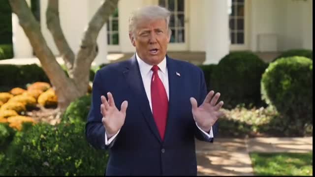 Trump: Creo que enfermar de COVID ha sido una bendición de Dios