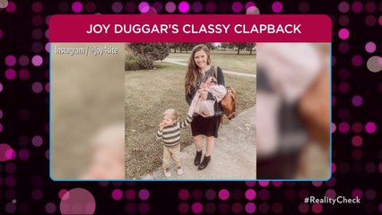 Joy-Anna Duggar Responds After Fan Shared 'Concern' About How Counting On Star Held Her Baby Girl