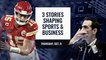Three Stories Shaping Sports and Business - October 8th
