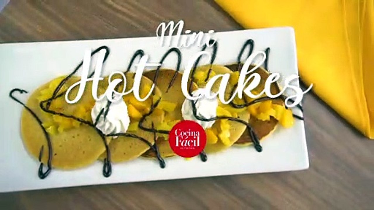 Receta de mini hot cakes