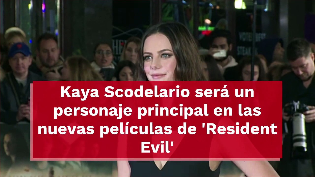 Kaya Scodelario será un personaje principal en las nuevas películas de 'Resident Evil'