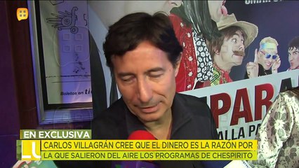 Carlos Villagrán cree que los programas de Chespirito salieron del aire por dinero. | Ventaneando