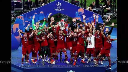 Le calendrier complet de la ligue des champions 2020/2021  -  partie 1