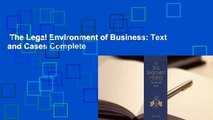 The Legal Environment of Business: Text and Cases Complete