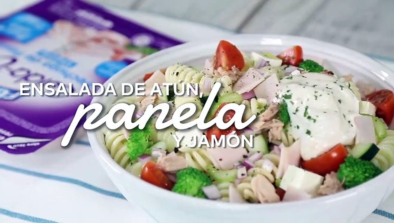 Ensalada de jamón para la cena