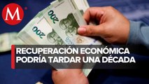 Recuperación económica ante covid-19 tardará hasta 10 años: Banxico