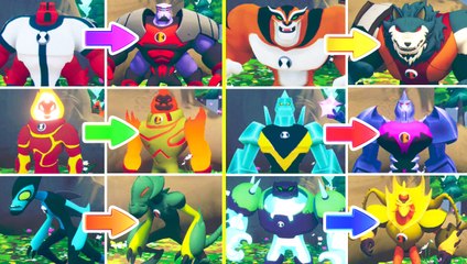 Ben 10 Power Trip All Aliens - Ben & Kevin - Co-Op Gameplay