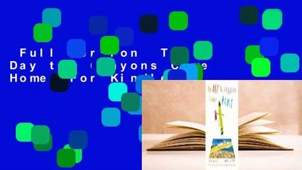 Full Version  The Day the Crayons Came Home  For Kindle