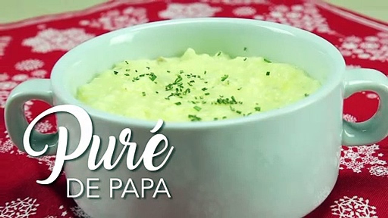 Puré de papa casero y FÁCIL