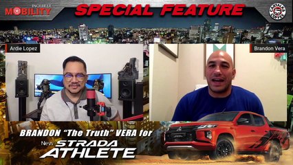 Formidable Tag Team: New Mitsubishi Strada Athlete & Brandon "The Truth" Vera!