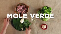 Mole verde estilo Oaxaca, ¡El más rico que hemos probado!