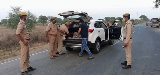एसएसपी के निर्देश पर मुस्तैद दिखाई दी पुलिस