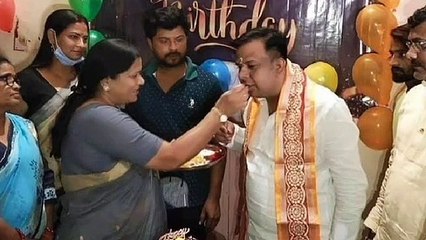 नगर पंचायत अध्यक्ष का मनाया गया जन्मदिन