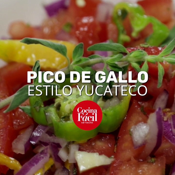 Cómo hacer pico de gallo estilo yucateco