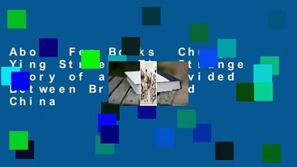 About For Books  Chung Ying Street: The Strange Story of a Town Divided Between Britain and China