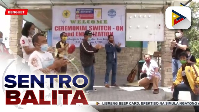 #SentroBalita | Tatlong sitio sa Atok, Benguet, may supply na ng kuryente; mga estudyante, lubos na makikinabang sa ikinabit na supply ng kuryente