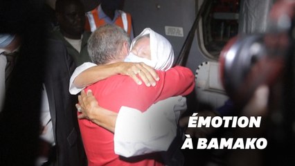 Les premières images de Sophie Pétronin après sa libération