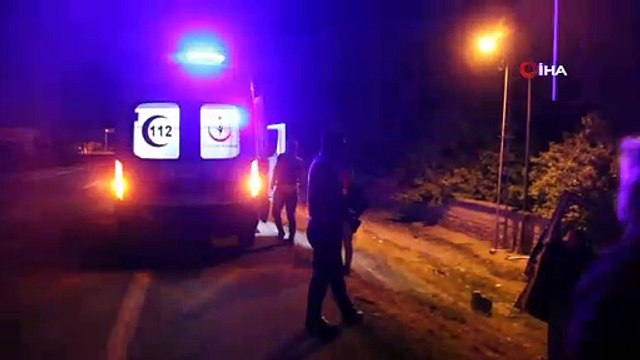 Hurdaya dönen araçtan burnu bile kanamadan kurtuldu