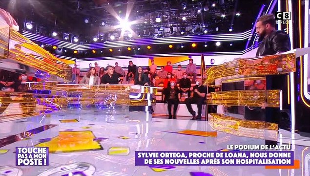 Sylvie Ortega, amie proche de Loana, évoque l'état de santé de l'ancienne candidate de télé-réalité sur le plateau de Touche pas à mon poste sur C8.