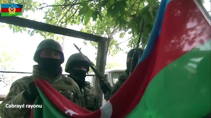 Azerbaycan denetimine geçen Cebrail'den ilk görüntüler