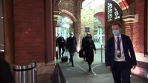 Michel Barnier arrives in London