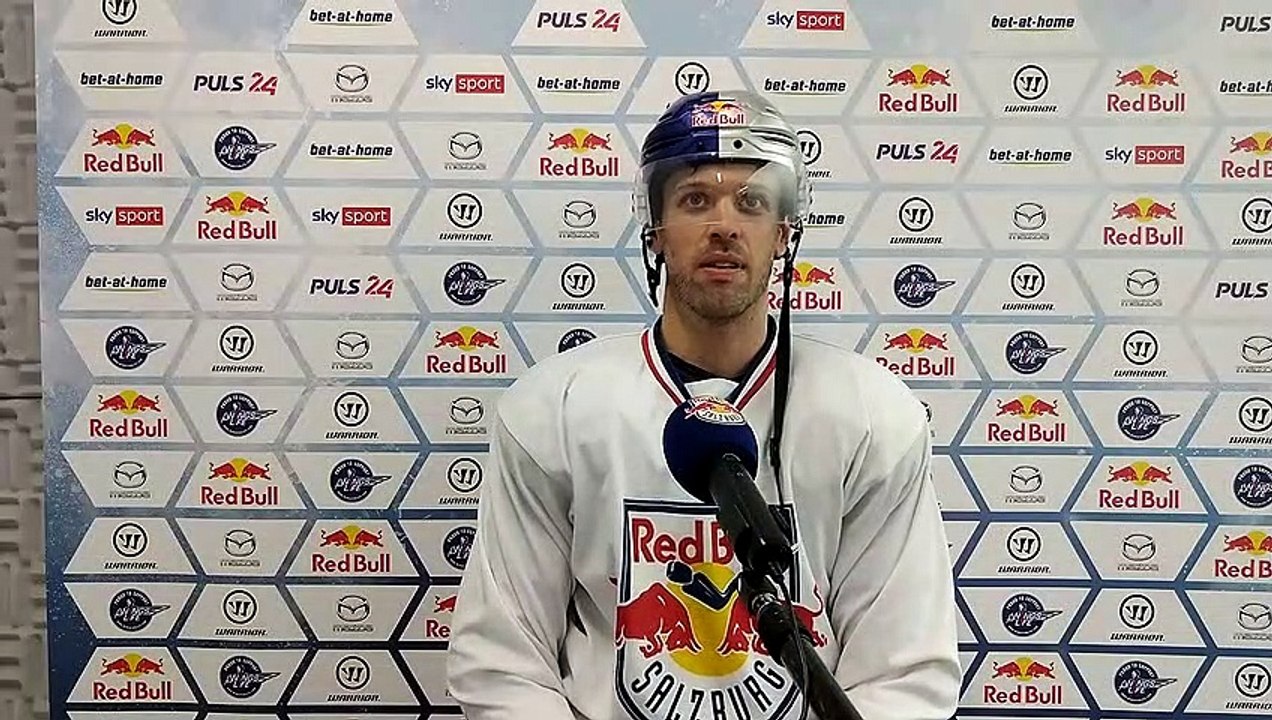Rick Schofield vor dem Spiel gegen Linz