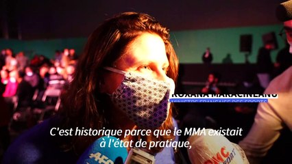 Le MMA fait ses premiers pas officiels en France