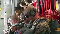 U.S. Marines • 3rd Recon • Parachute Delivery Training • Okinawa Japan