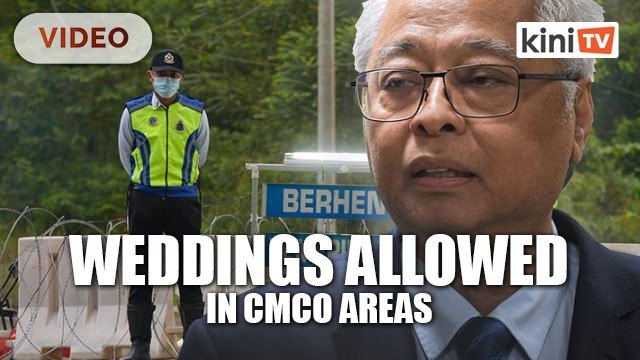 Weddings allowed in CMCO areas, guests may enter just by showing invitation