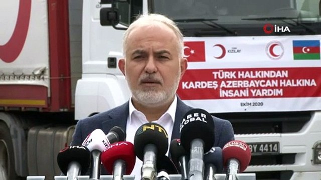 Türk Kızılayı’ndan Karabağ'a 4 insani yardım TIR'ı