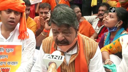पश्चिम बंगाल में आंदोलन के दौरान आपस में भिड़े भाजपा कार्यकर्ताओं और बंगाल पुलिस