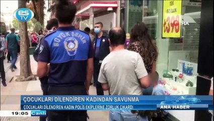 Eskişehir'de dilenciden şok savunma!