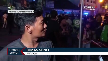 Mobil Dinas Polisi Dibakar di Medan