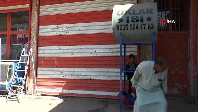 Barış Pınarı Harekatı'nın yıl dönümü... Teröristlerin attığı roketlerin izleri duruyor