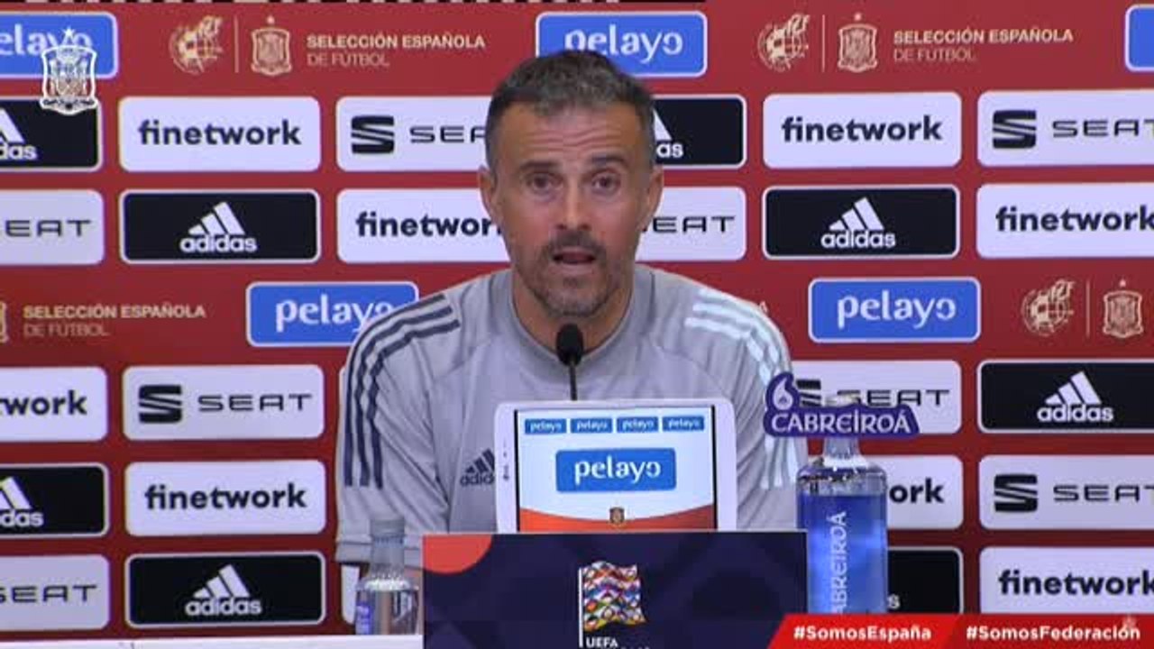 Luis Enrique: "Adama, además de su genética y trabajo tiene habilidad y madurez"